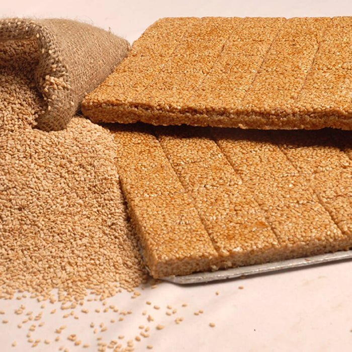 12_4bac1904-a34d-4593-9e9b-e5338cb38287_700x700.jpg White Sesame (Til) Chikki - Image 1